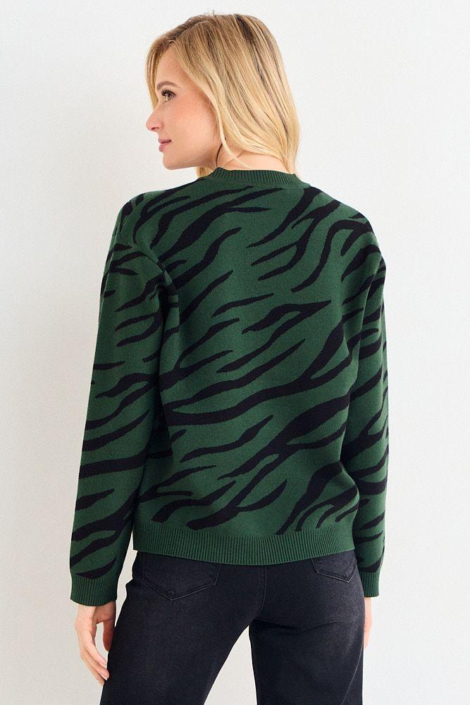 Sweater Jacquard Verde Oliva Ash 18707126004107-2