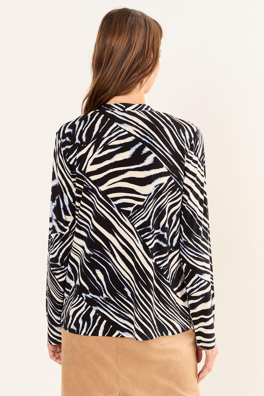 Polera Fantasia Escote En V Crudo Ma Griffe 14302126003105-2