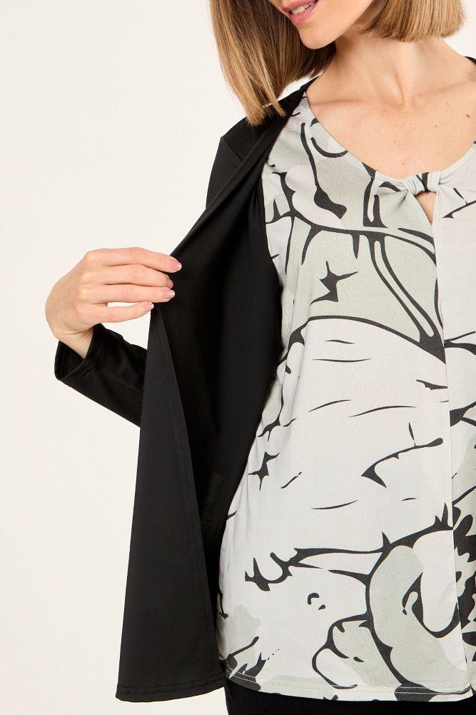 Tapado Abierto Negro Ma Griffe 15504125002102-1