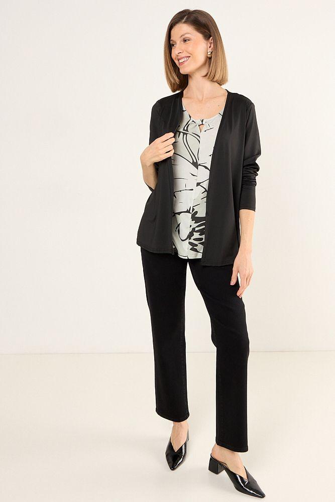 Tapado Abierto Negro Ma Griffe 15504125002102-3