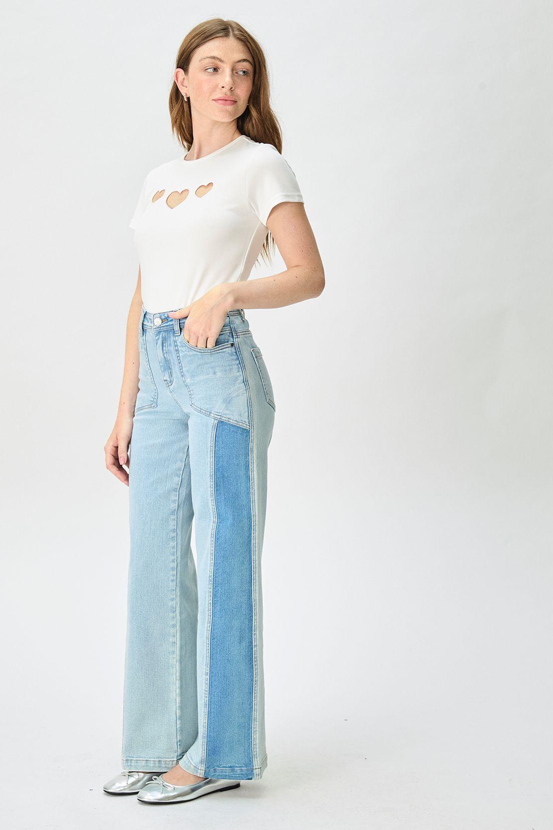 Jeans Liso Celeste iO 11320125052110-0