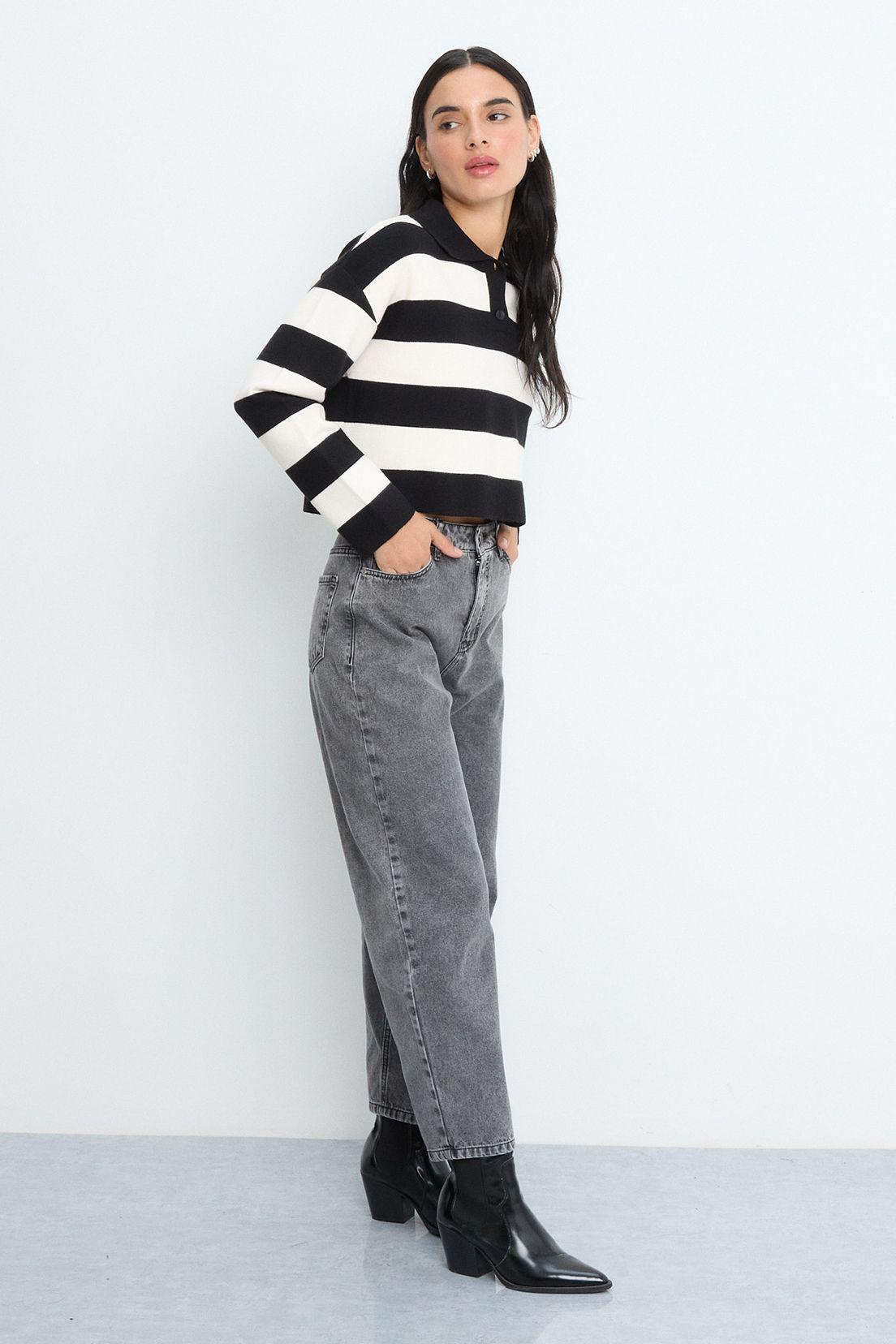 Jeans Liso Gris 11320125060113-3