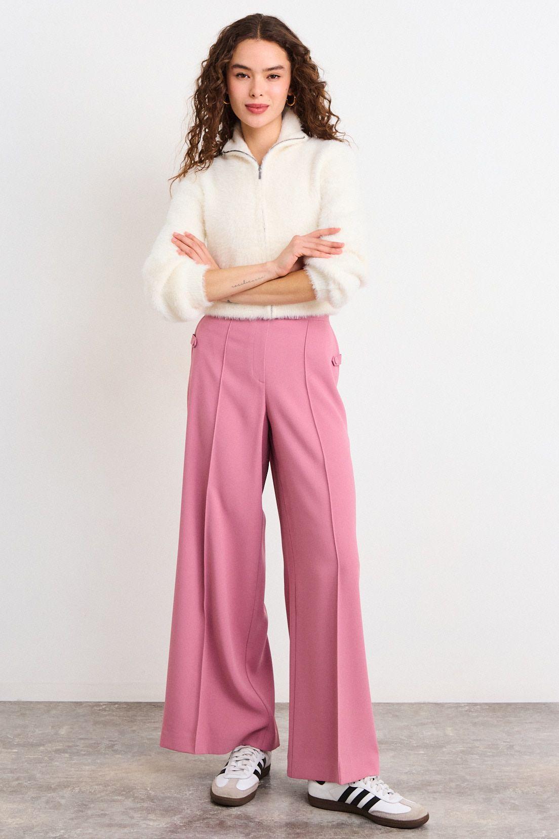 Pantalon Liso Rosa iO 11020226053123-0