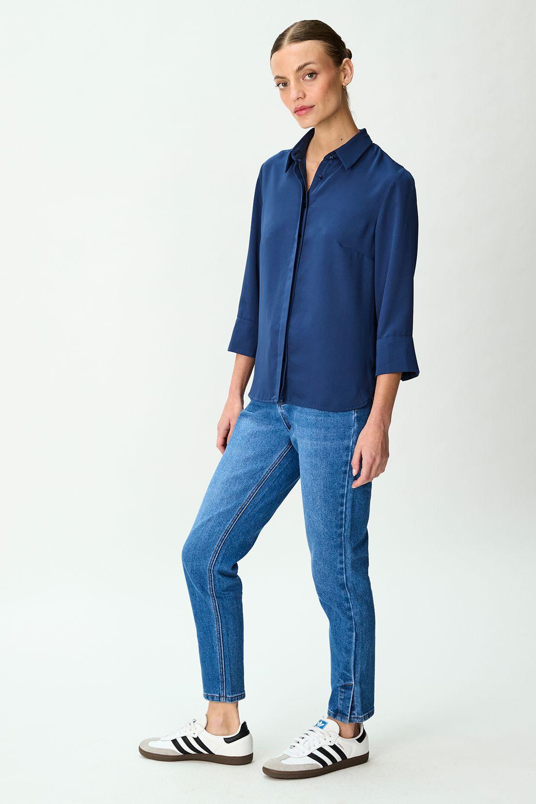 Blusa Lisa Azul 14020125006104-2