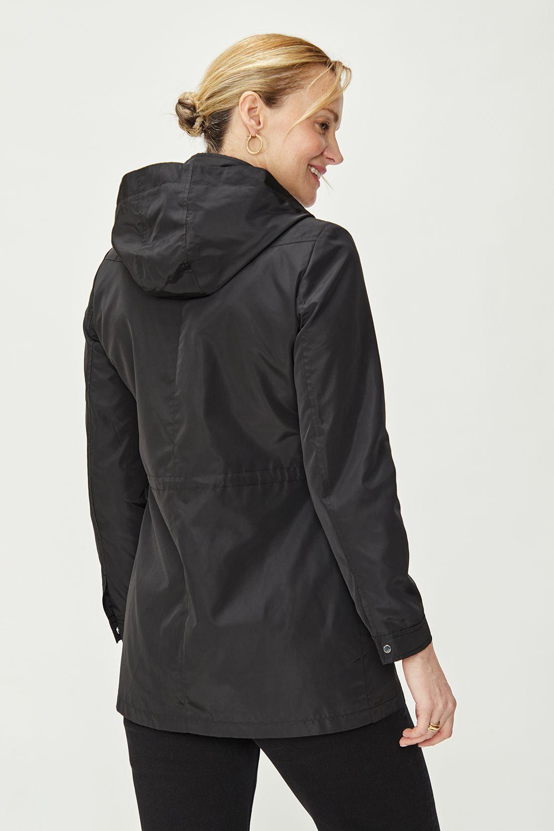 Trench Liso Negro Ma Griffe 17402224005102-3