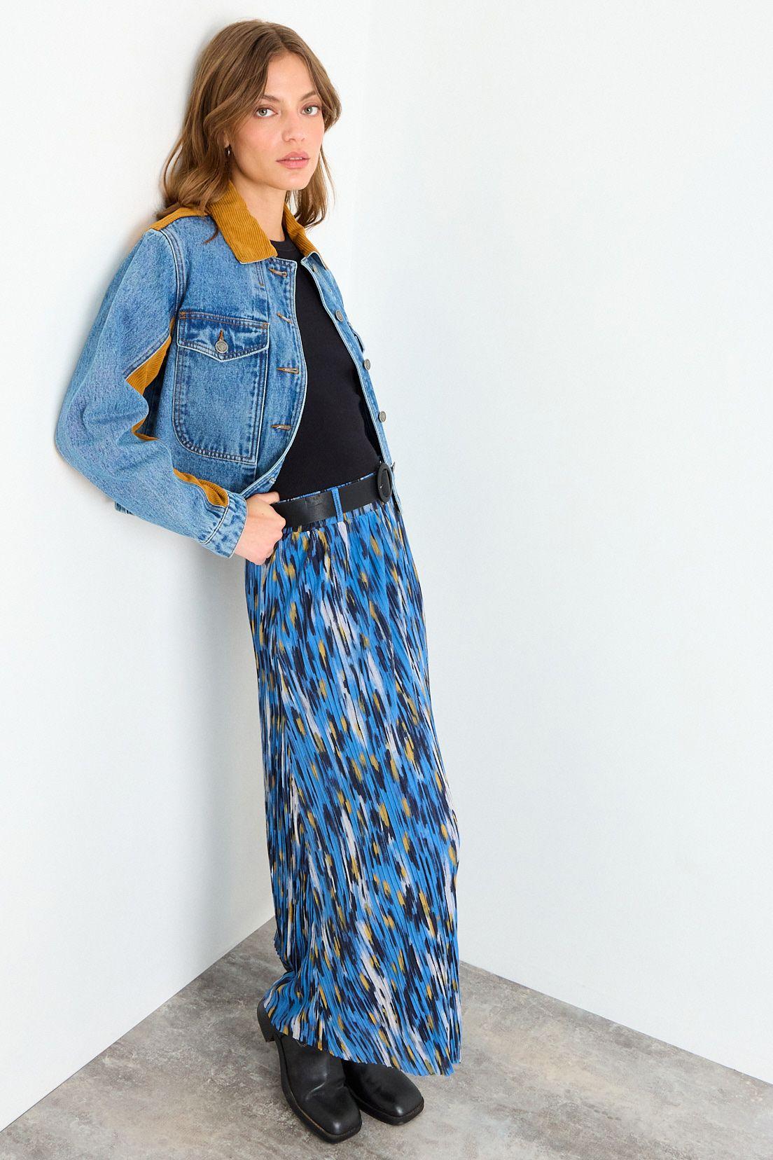 Chaqueta Denim Cotele Celeste iO 17820126001110-4