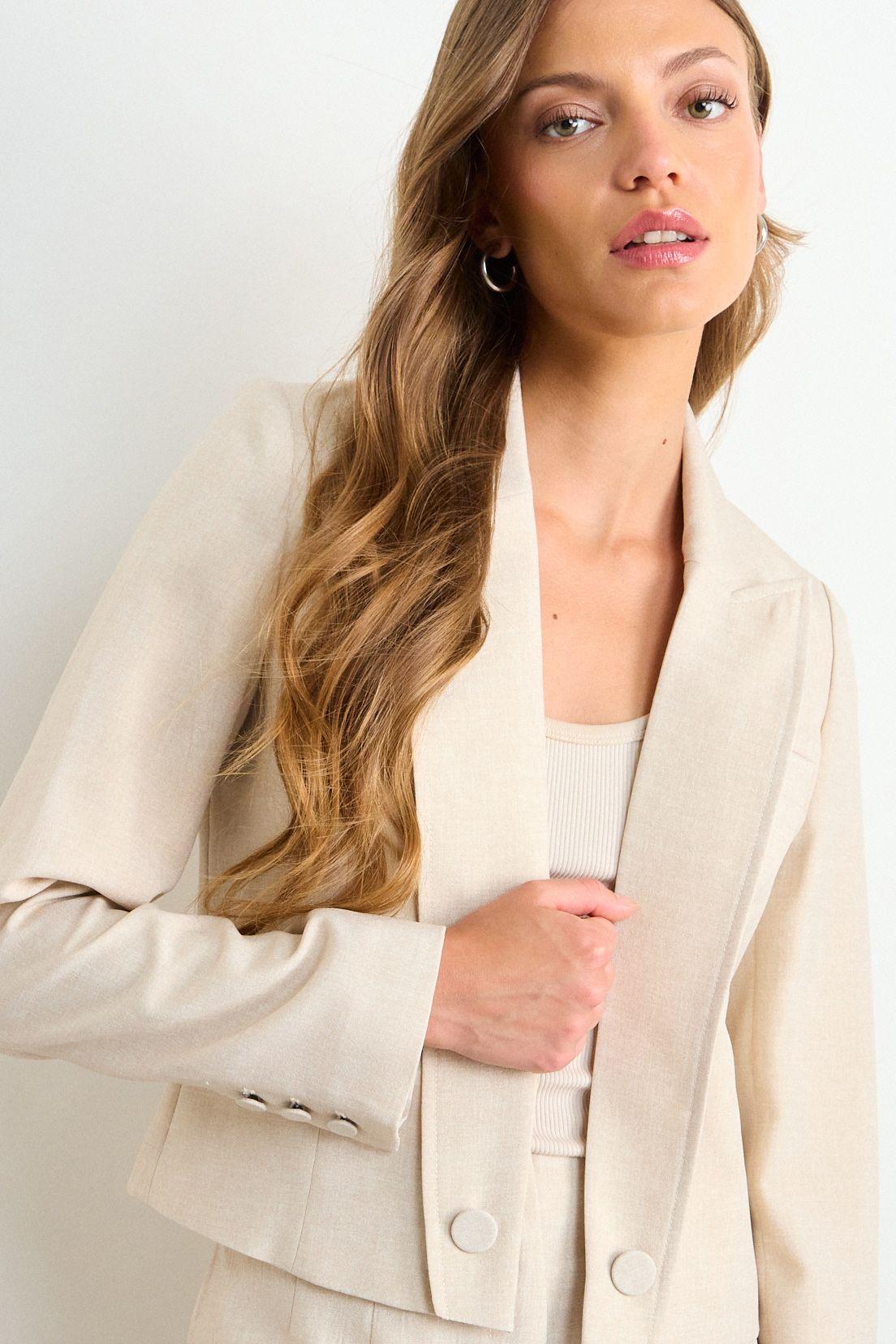 Blazer Liso Beige iO 16020126057106-0