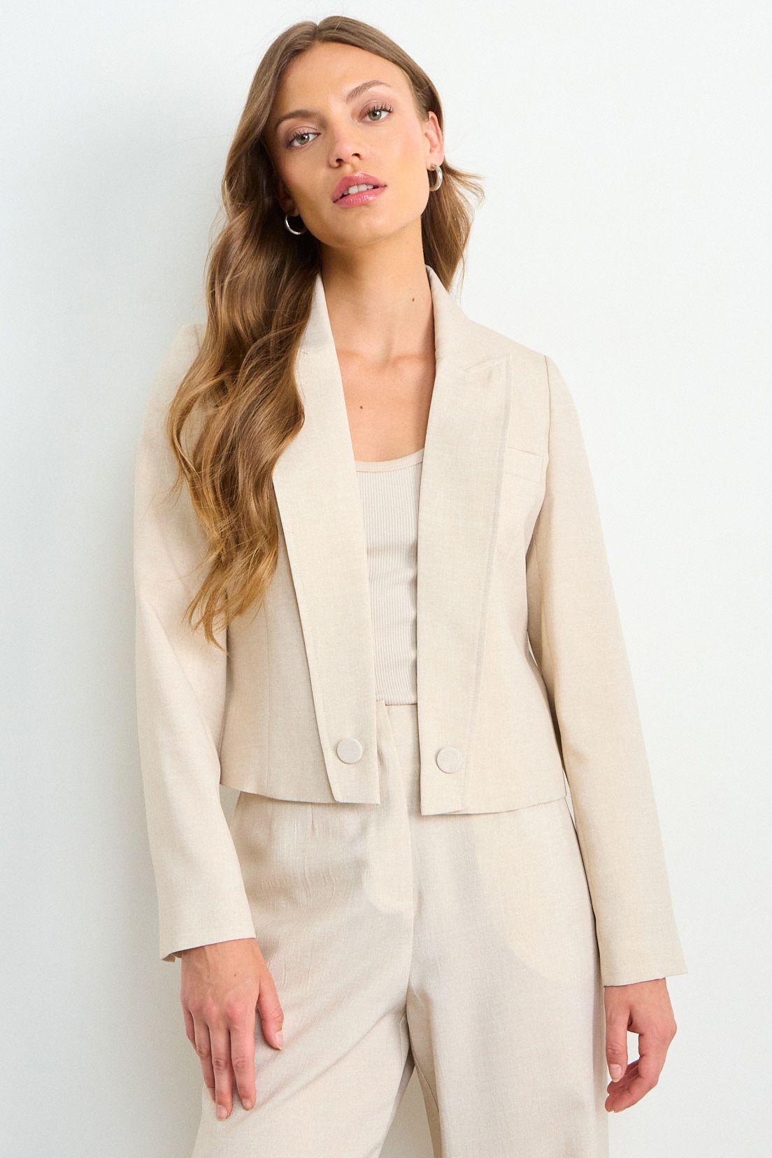 Blazer Liso Beige iO 16020126057106-1