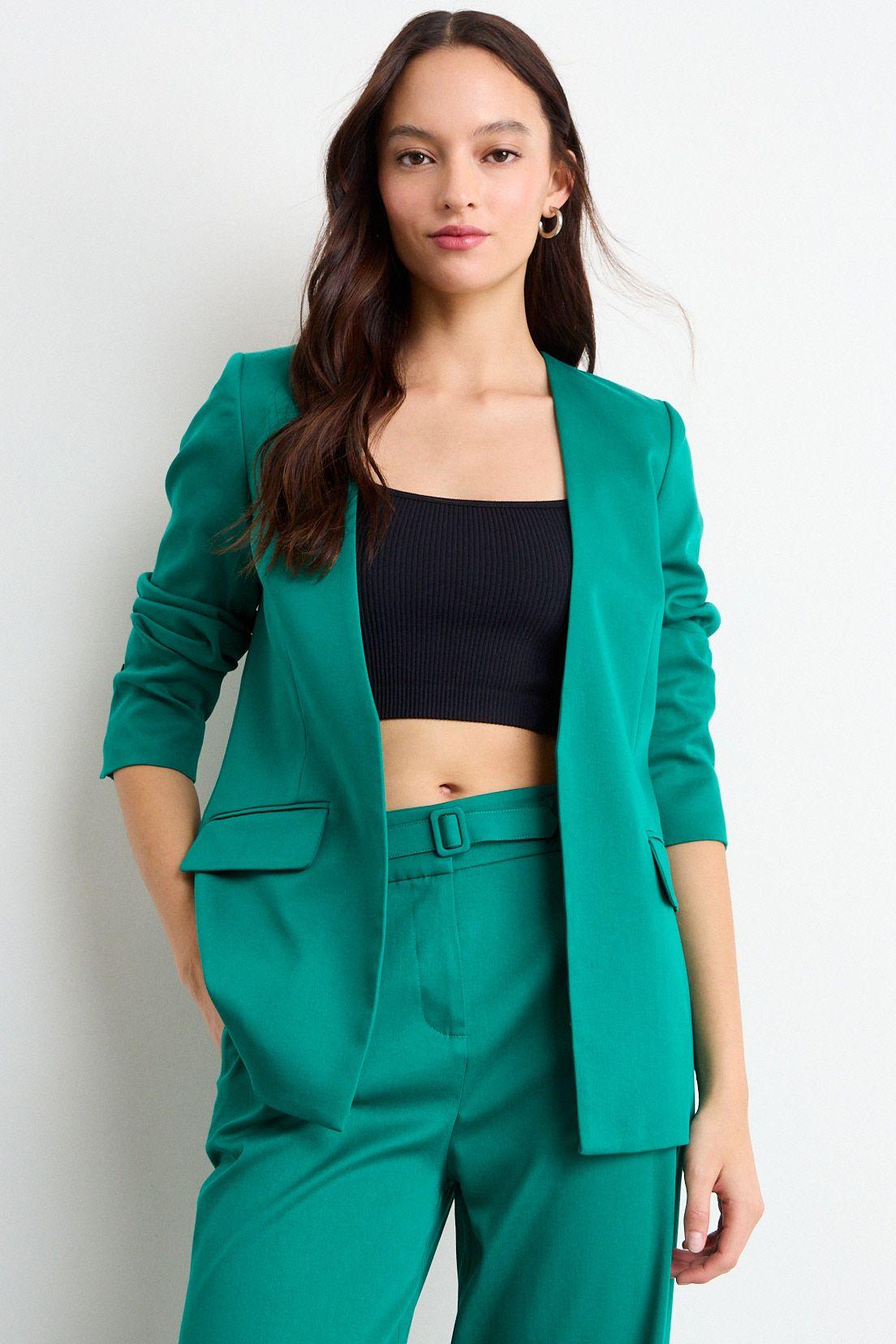 Blazer Liso Verde Oliva iO 16020126054107-1