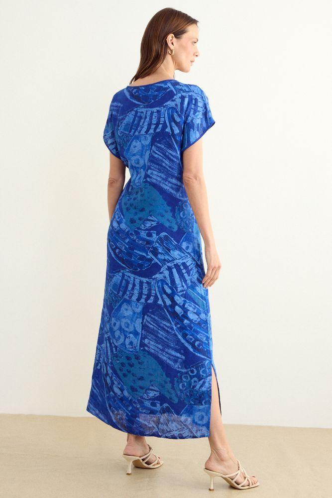 Vestido Fantasia Azul Marino Ma Griffe 13102225300104-4