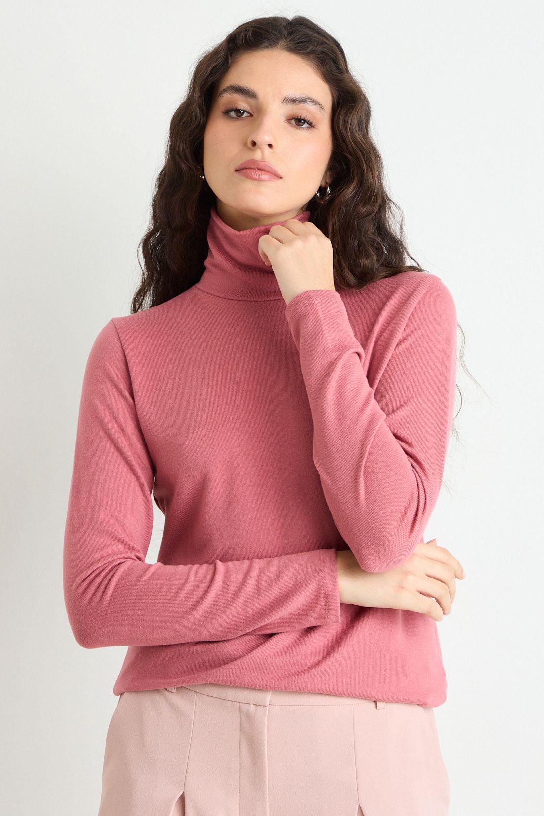 Polera Manga Larga Rosa Ash 14207225092123-1