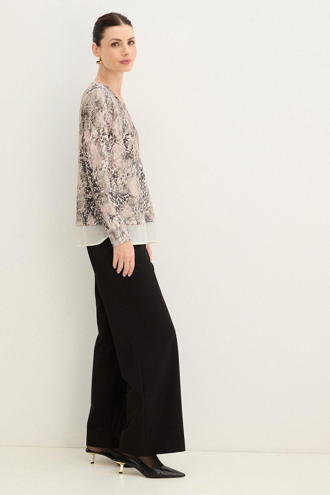 Polera Estampada Escote Redondo Crudo 14302125006105-3