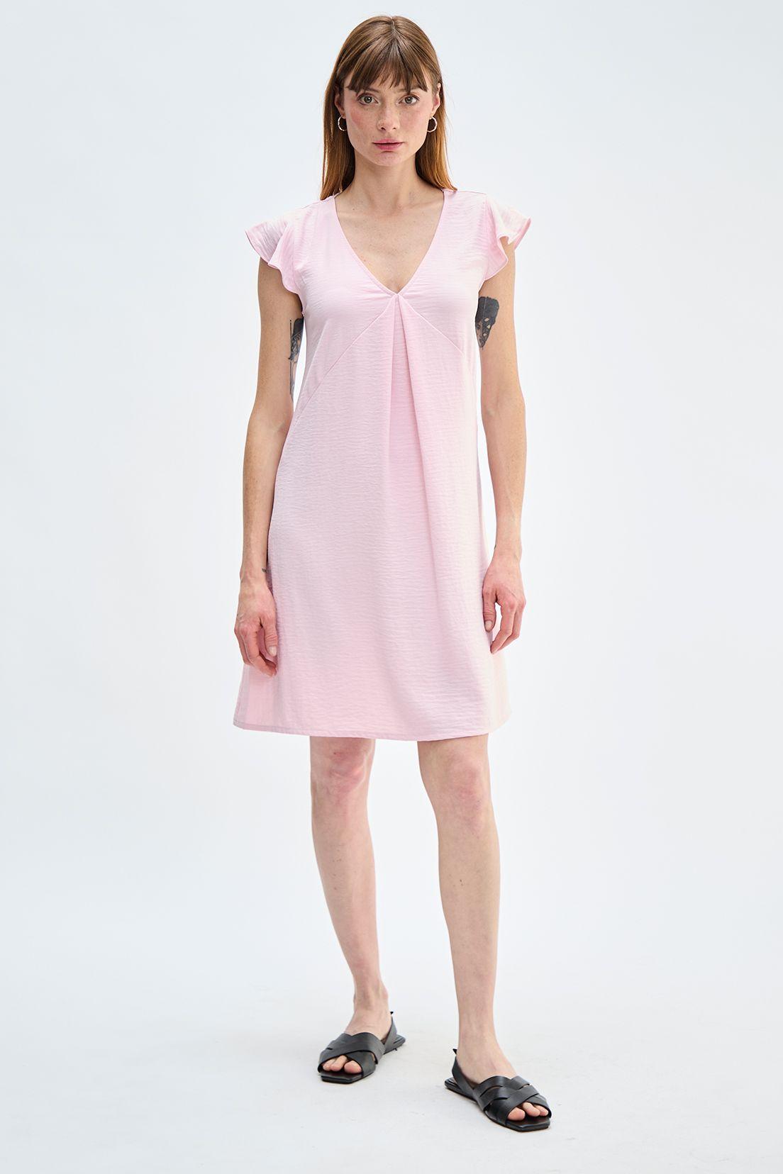 Vestido Liso Rosado Ash 13007224009123-3