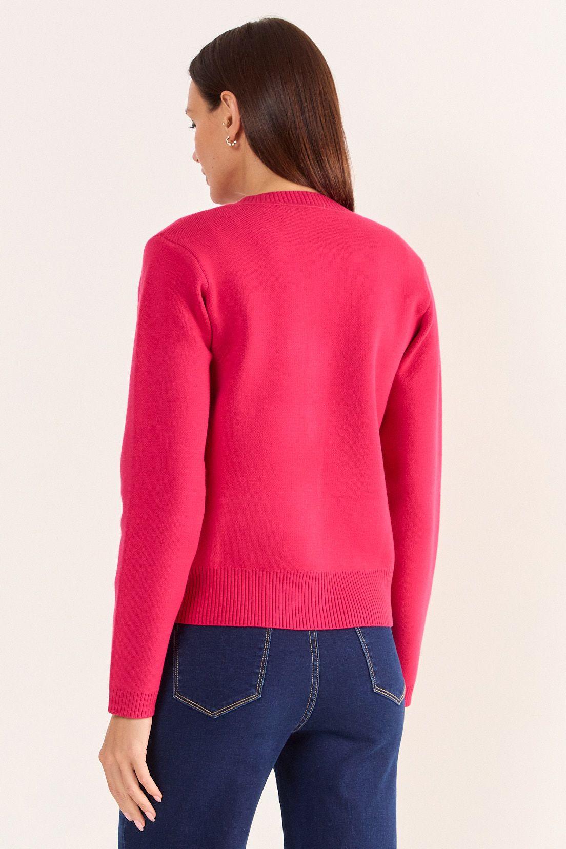 Chaleco Liso Fucsia Ma Griffe 18002126054116-2