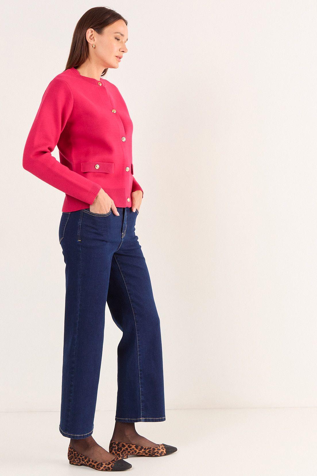 Chaleco Liso Fucsia Ma Griffe 18002126054116-4