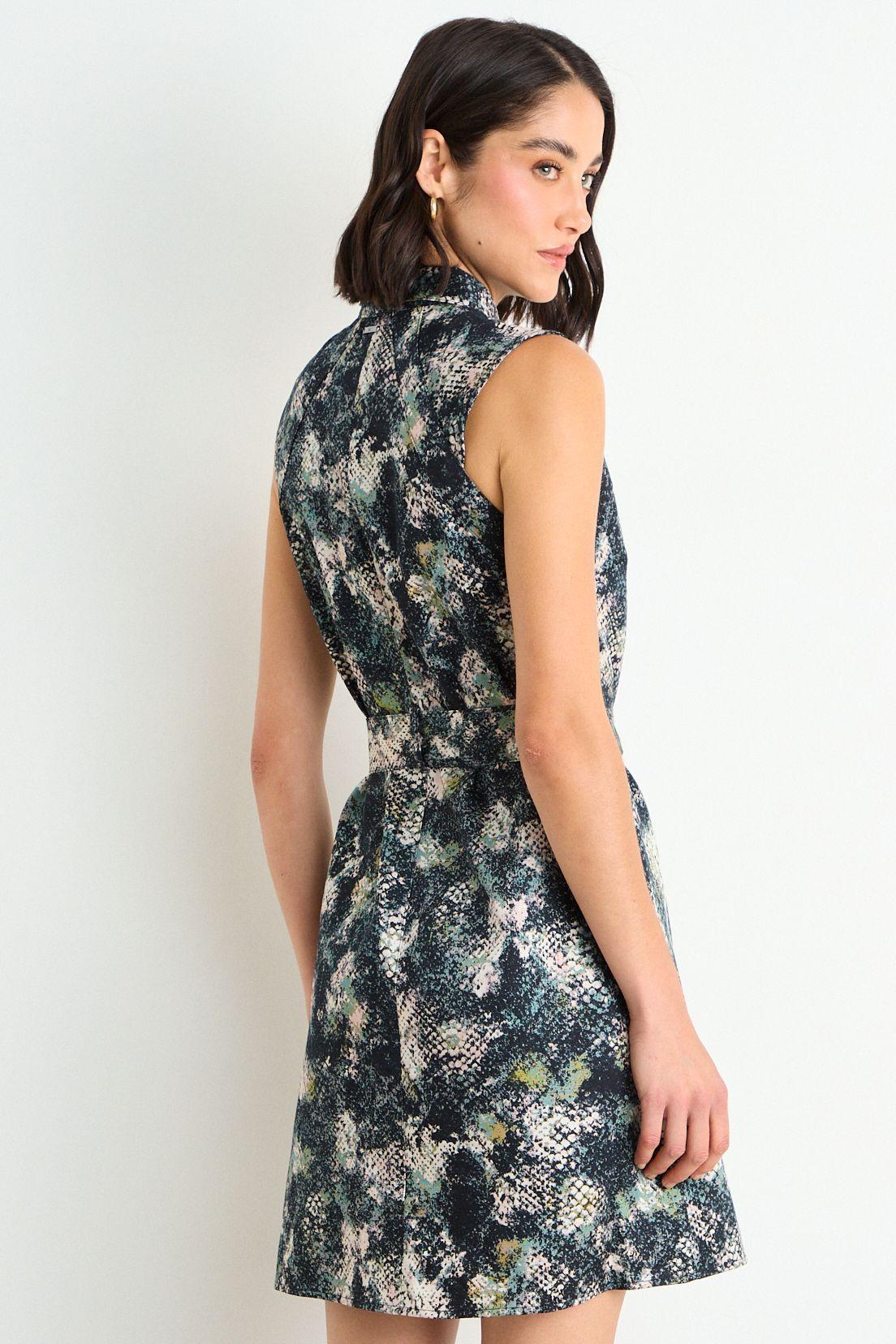 Vestido Print Verde Oliva Ash 13107126052107-2