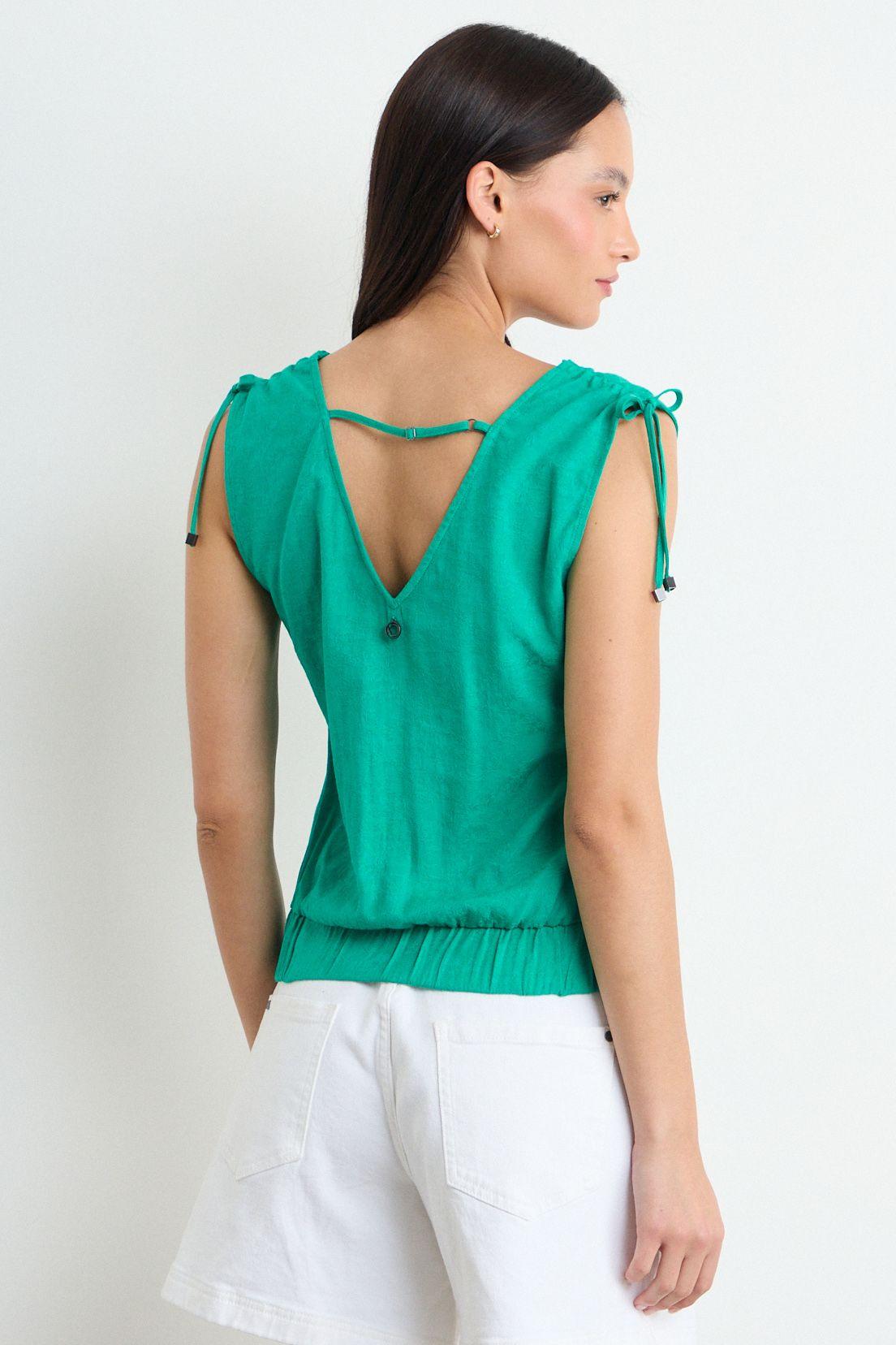 Blusa Lisa Verde iO 14020225074217-2