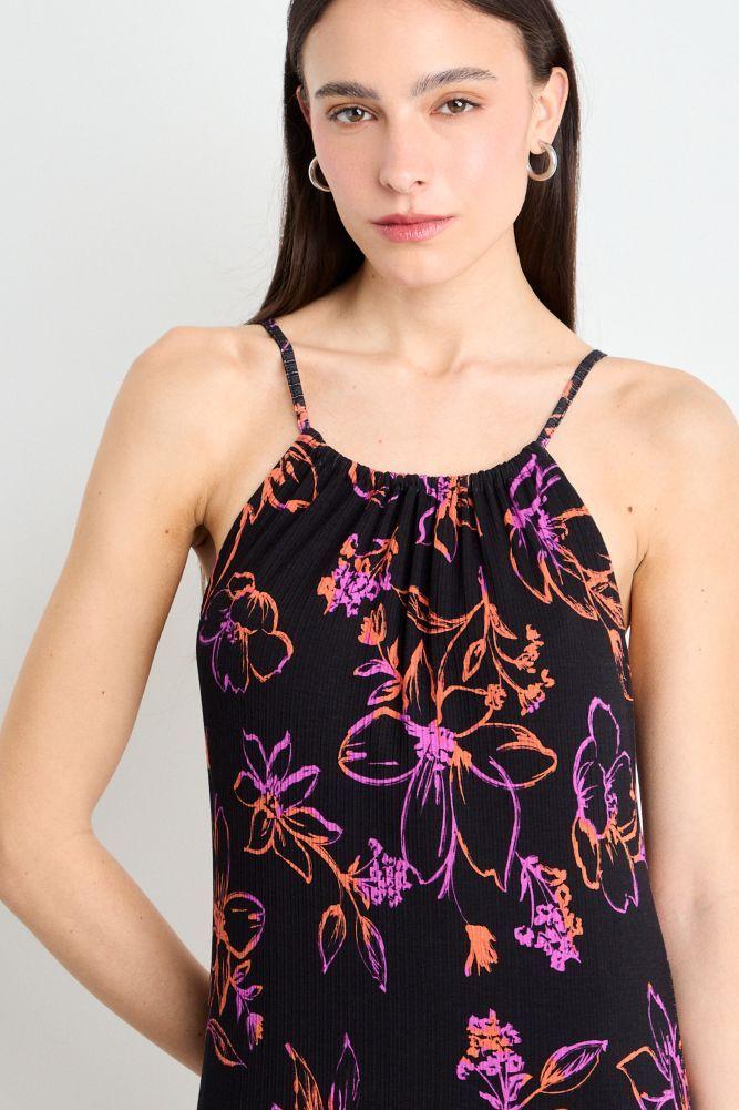 Vestido Fantasia Largo Negro iO 13520225050102-1