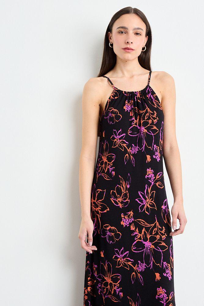 Vestido Fantasia Largo Negro iO 13520225050102-2