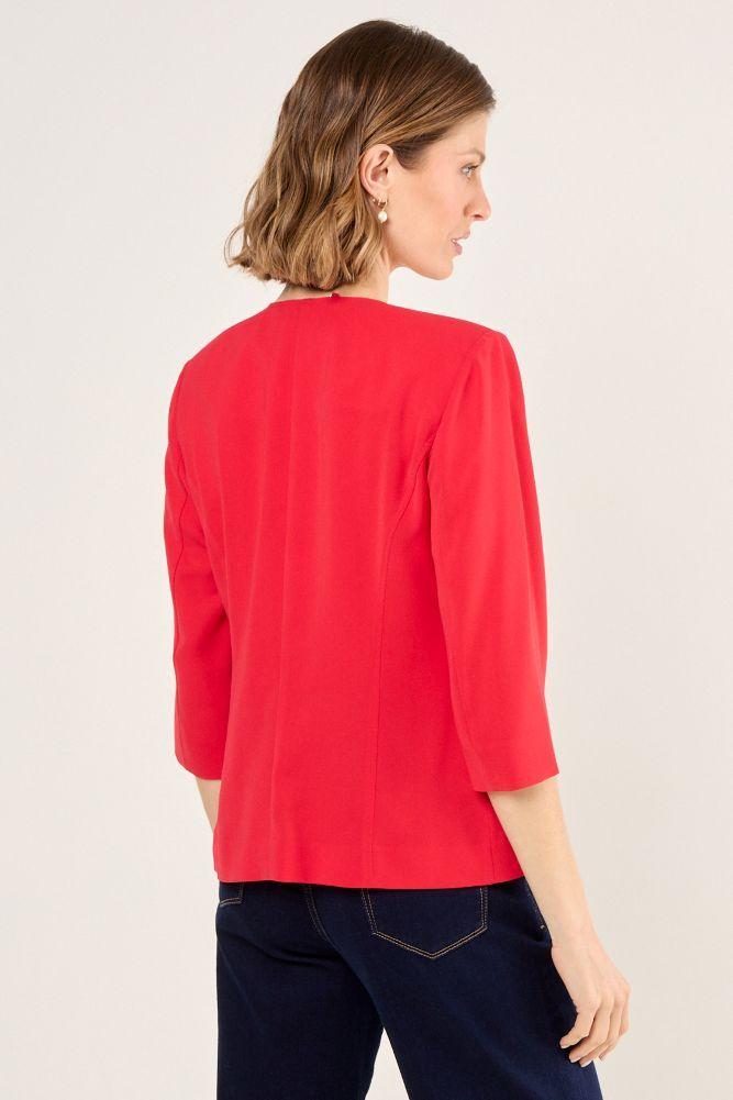 Blazer Liso Rojo Ma Griffe 16002225006103-2