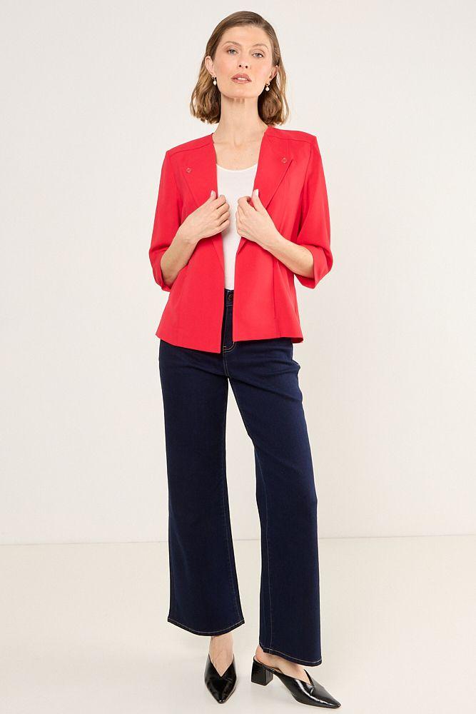Blazer Liso Rojo Ma Griffe 16002225006103-3
