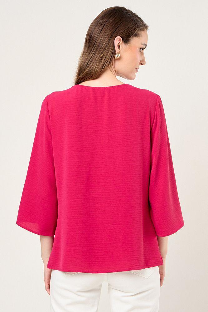 Blusa Lisa Fucsia Ma Griffe 14004225036116-2