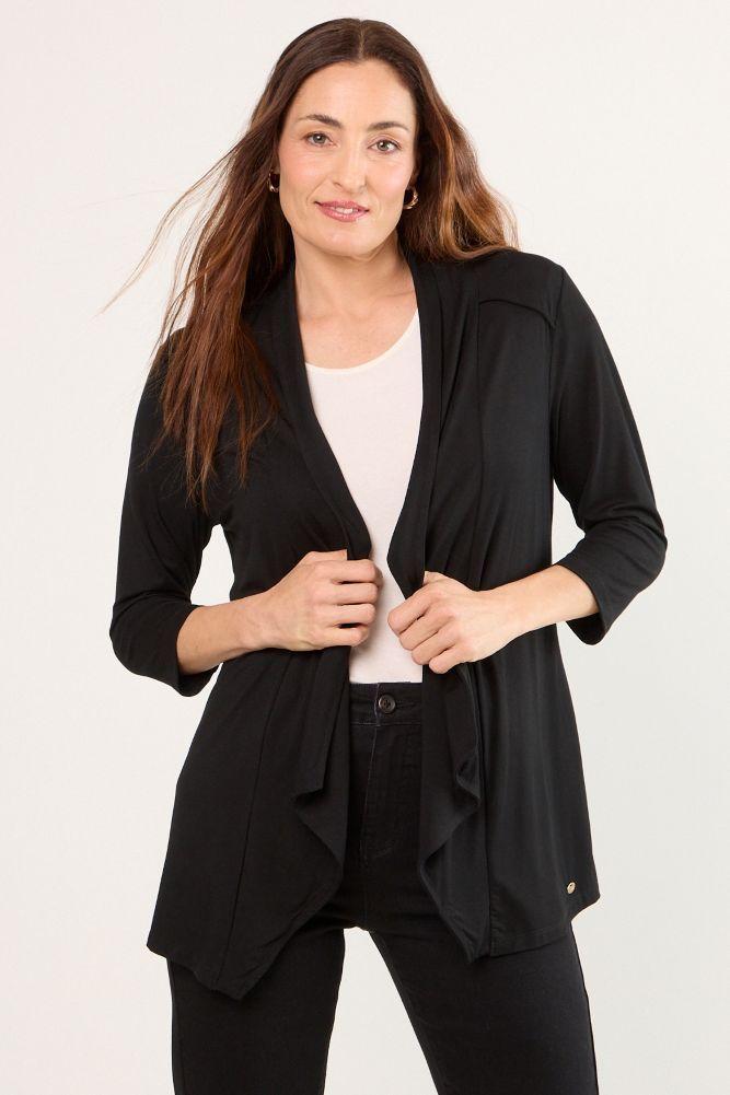 Tapado Abierto Negro Ma Griffe 15402225090102-0