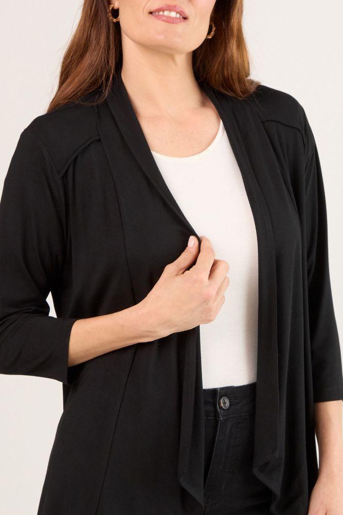 Tapado Abierto Negro Ma Griffe 15402225090102-1