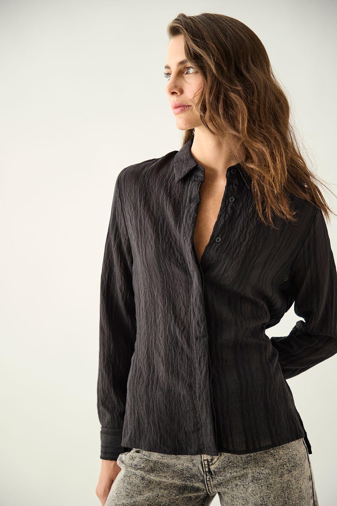 Blusa Lisa Negro Ash 14007125001102-1