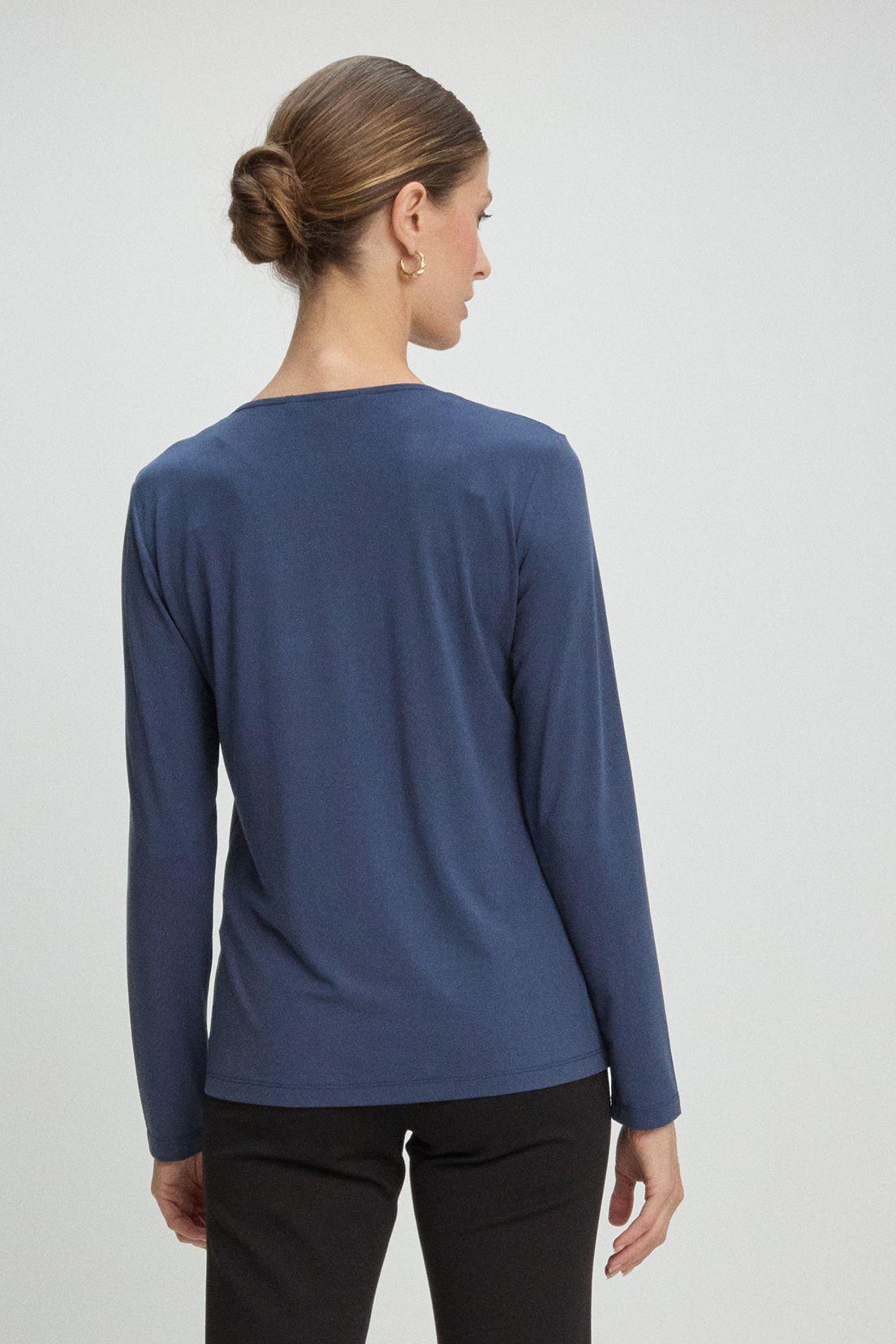Polera Manga Larga Azul Ma Griffe 14202225003104-2