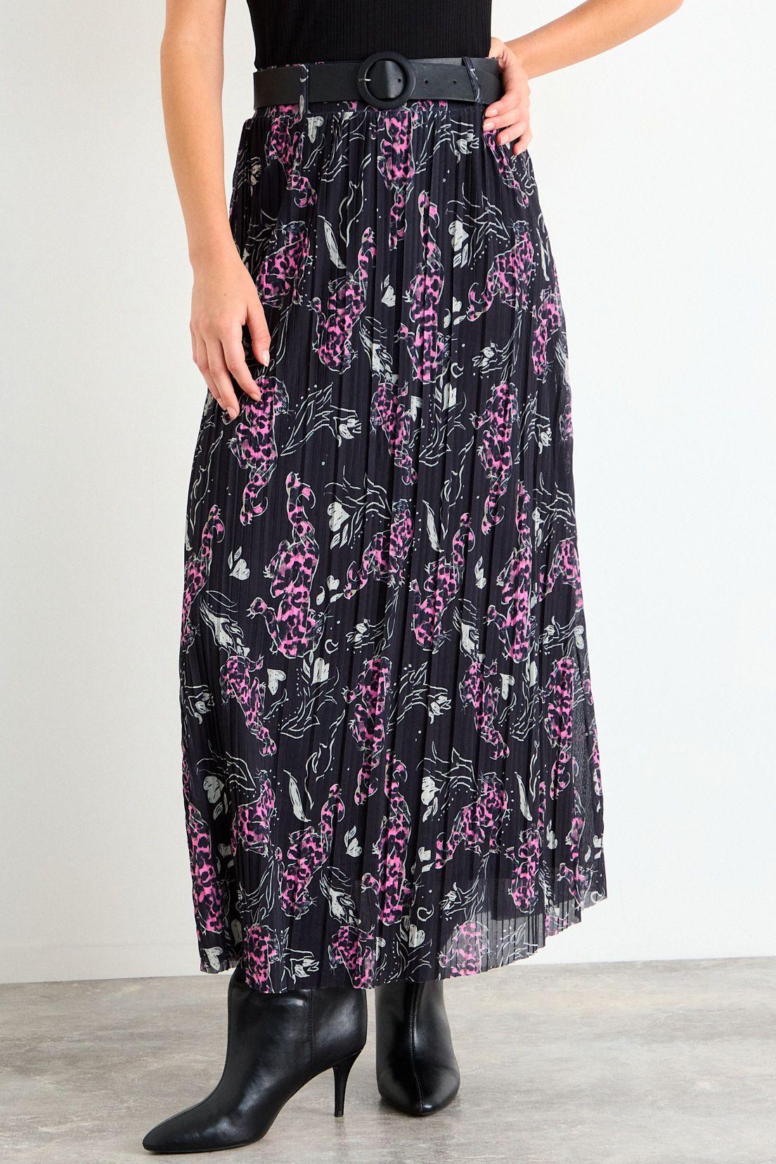 Falda Fantasia Larga Negro iO 12420126001102-1