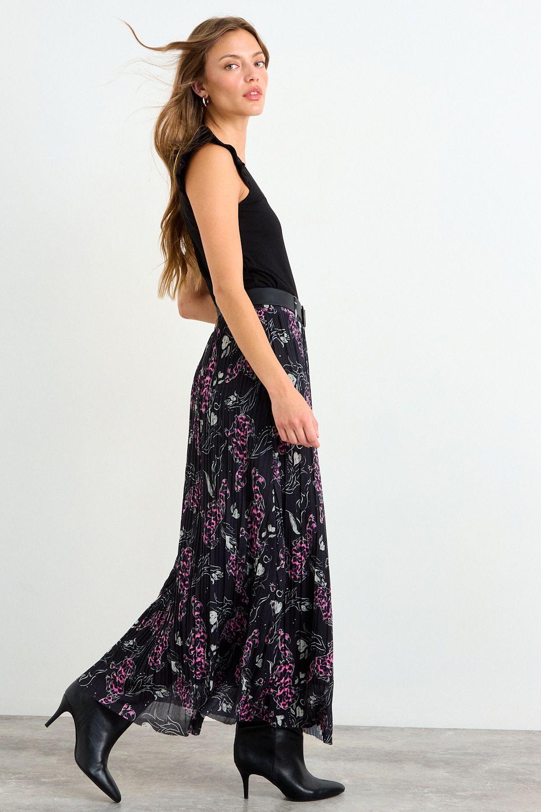 Falda Fantasia Larga Negro iO 12420126001102-4