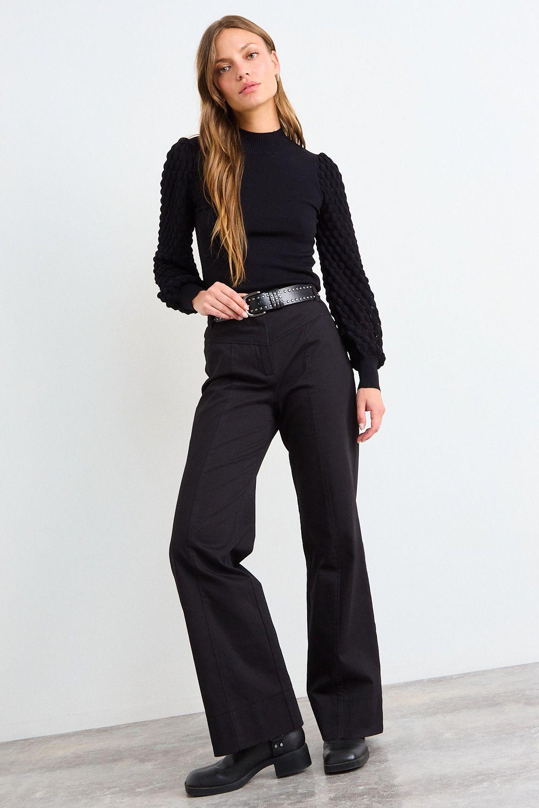 Pantalon Liso Negro iO 11020126059102-0
