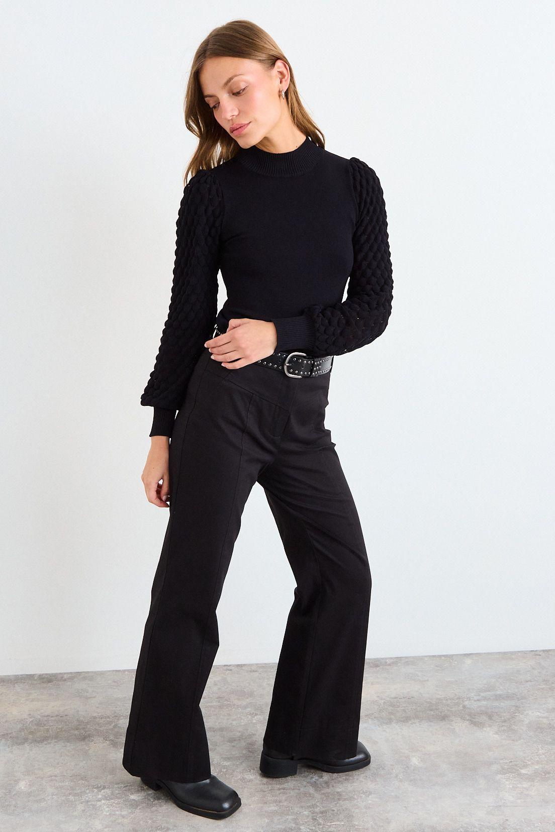 Pantalon Liso Negro iO 11020126059102-4