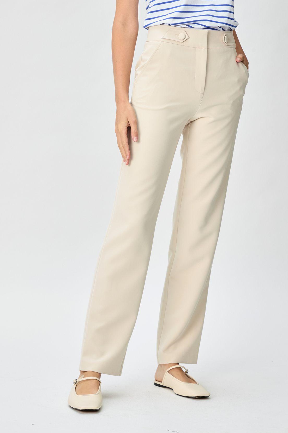 Pantalon Liso Beige 11020125006126-1