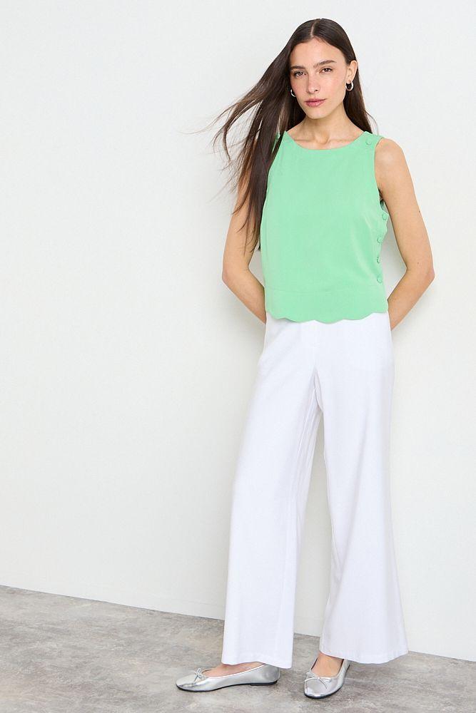 Blusas Sin Manga Verde Oliva iO 14020225013107-3