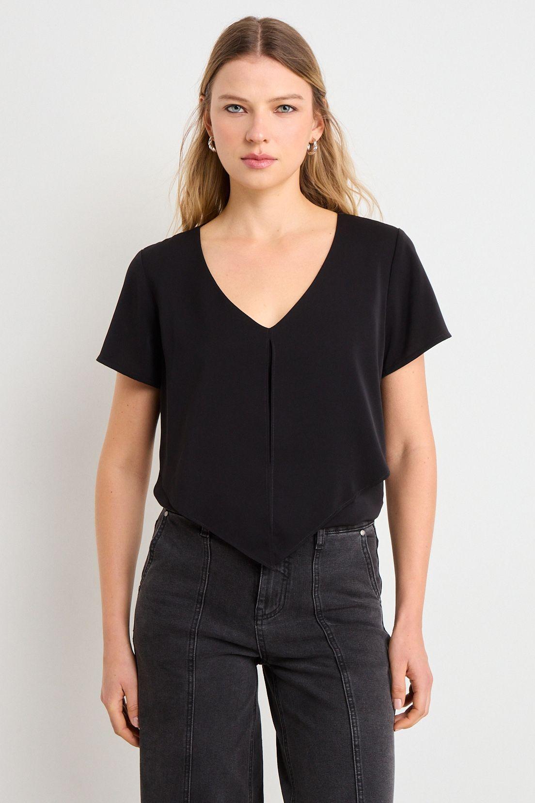 Blusa Lisa Negro Ash 14004225070102-1