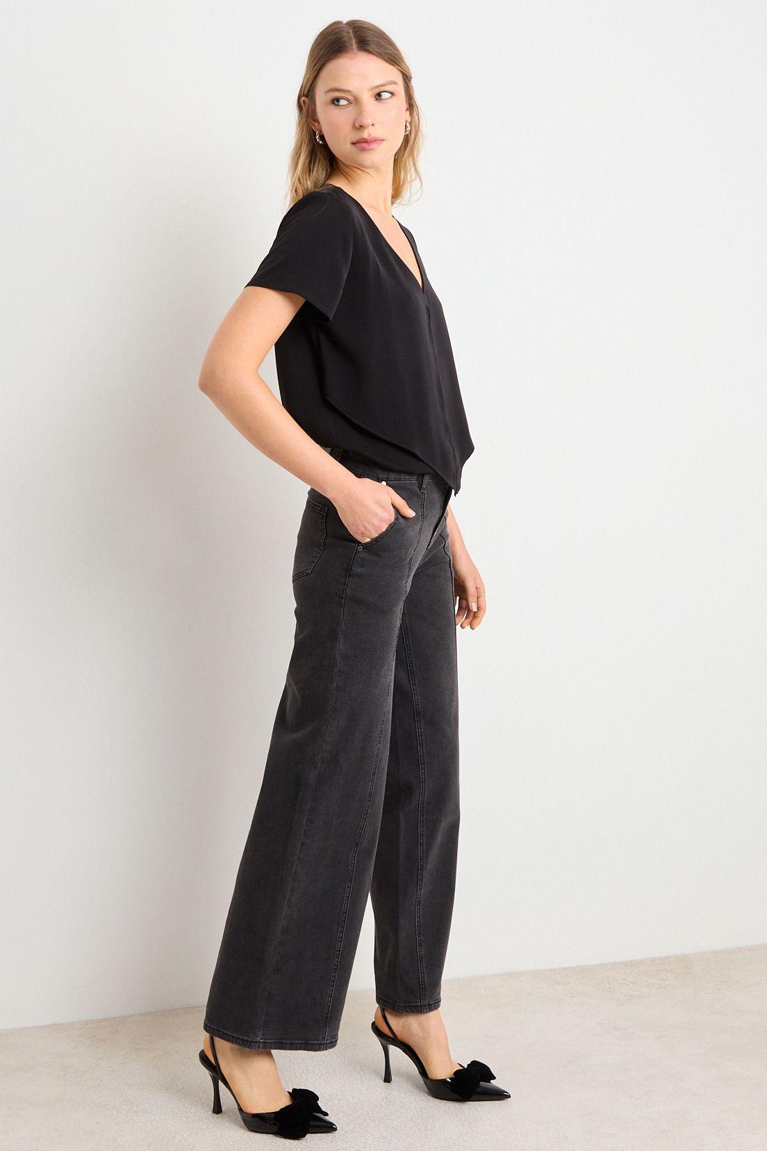 Blusa Lisa Negro Ash 14004225070102-3