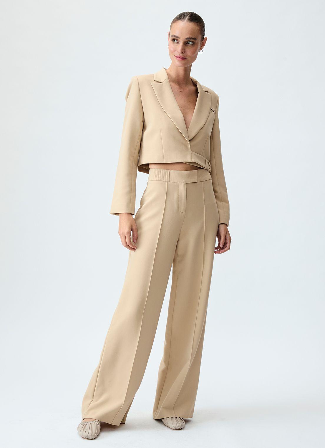 Blazer Liso Beige iO 16020125007106-0