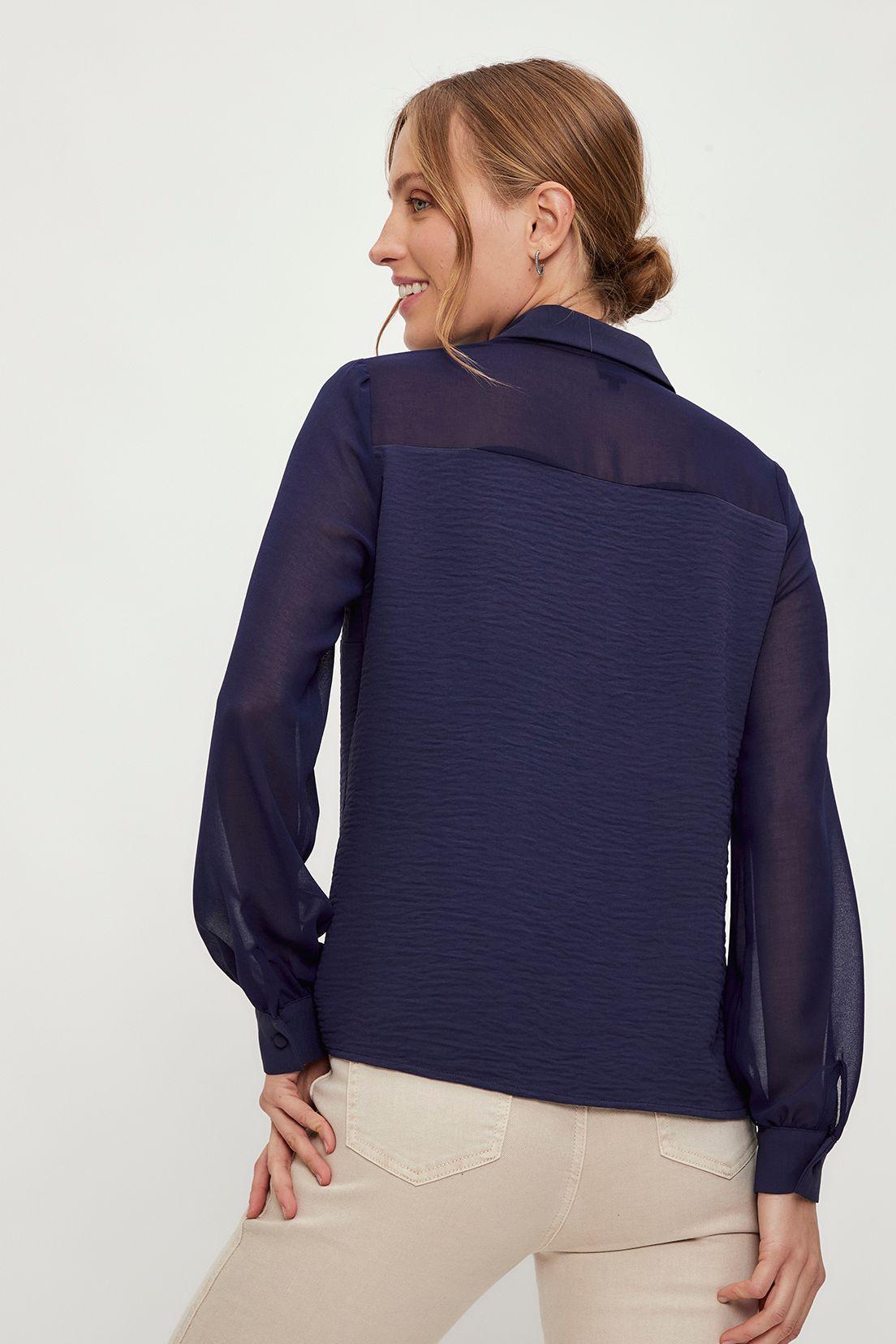 Blusa Lisa Azul iO 14020224003104-4