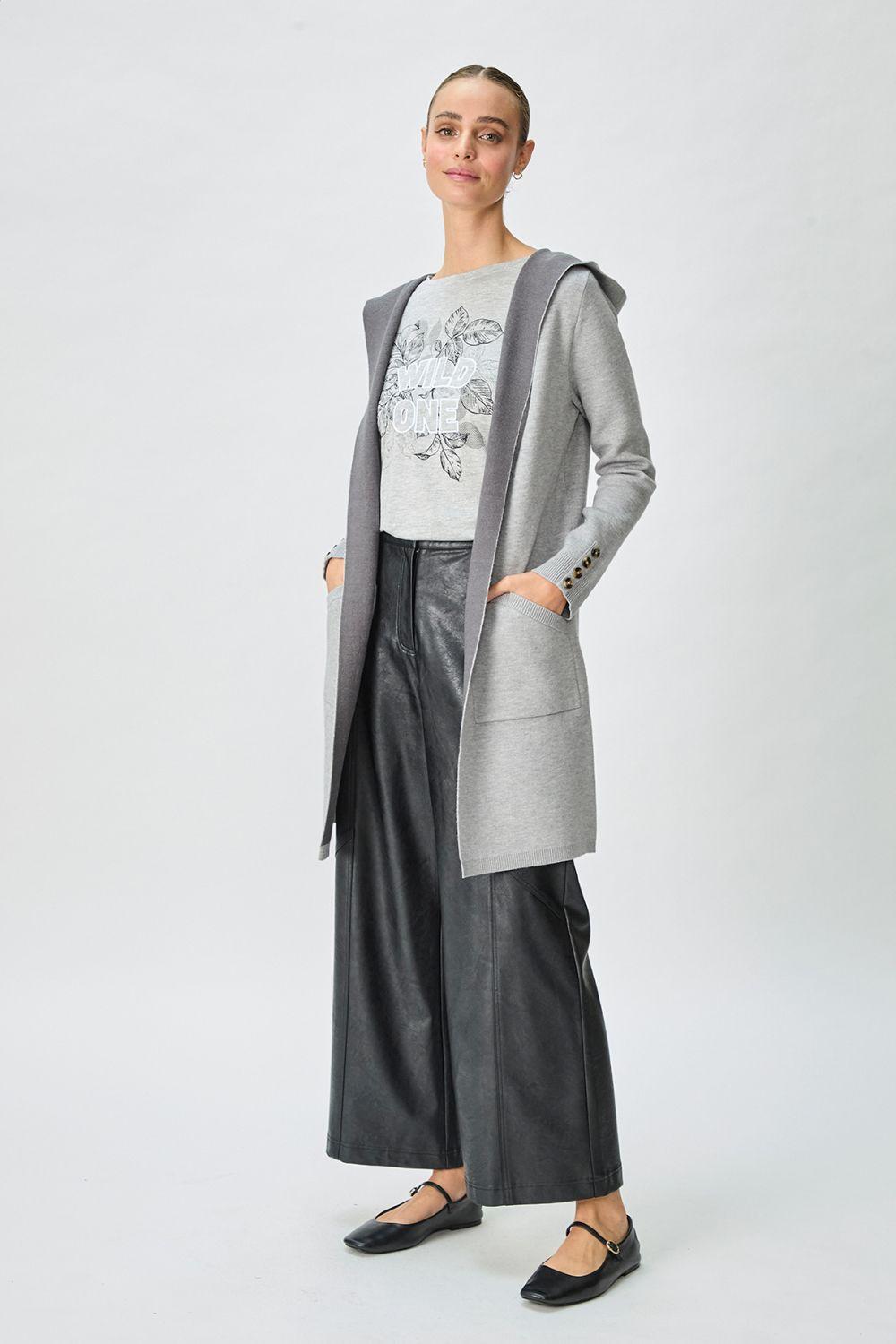 Chaleco Liso Gris 18020125003113-3