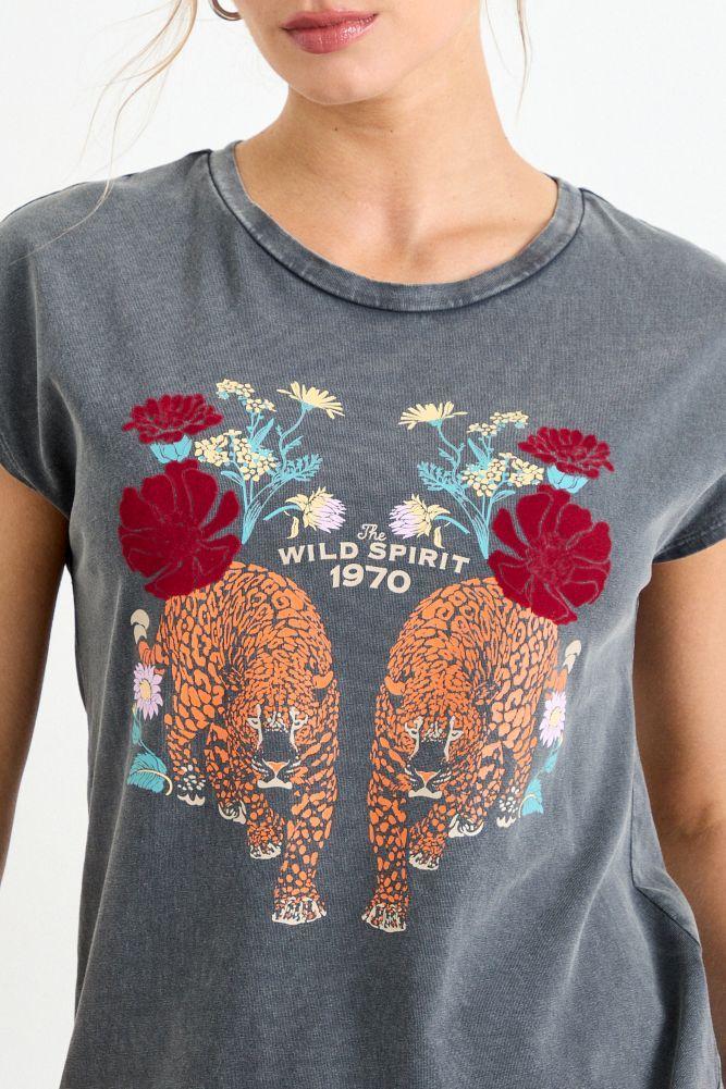 Polera Estampada Gris iO 14620225055163-2
