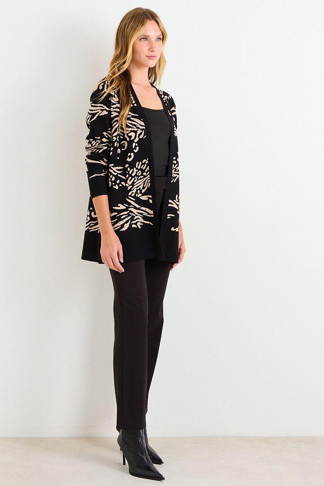 Cardigan Fantasia Largo Negro Ash 18607126003102-4