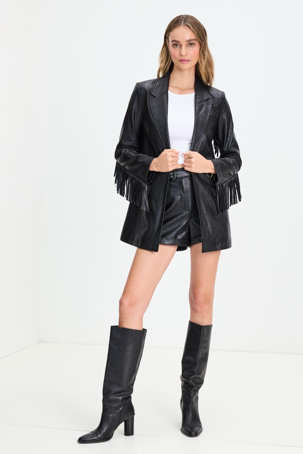 Blazer Liso Negro 16020125015102-2