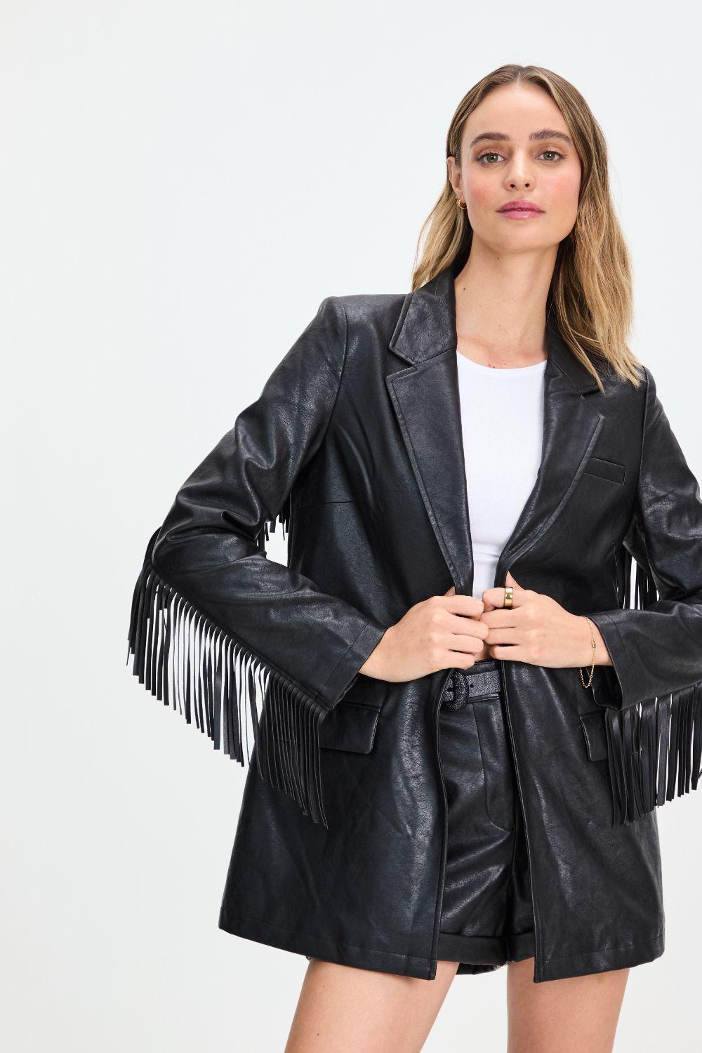 Blazer Liso Negro 16020125015102-0