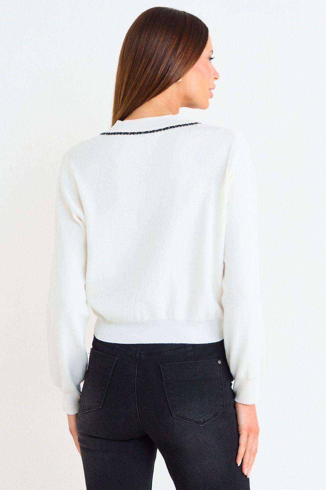 Cardigan Cadena Crudo Ash 18007126006105-2