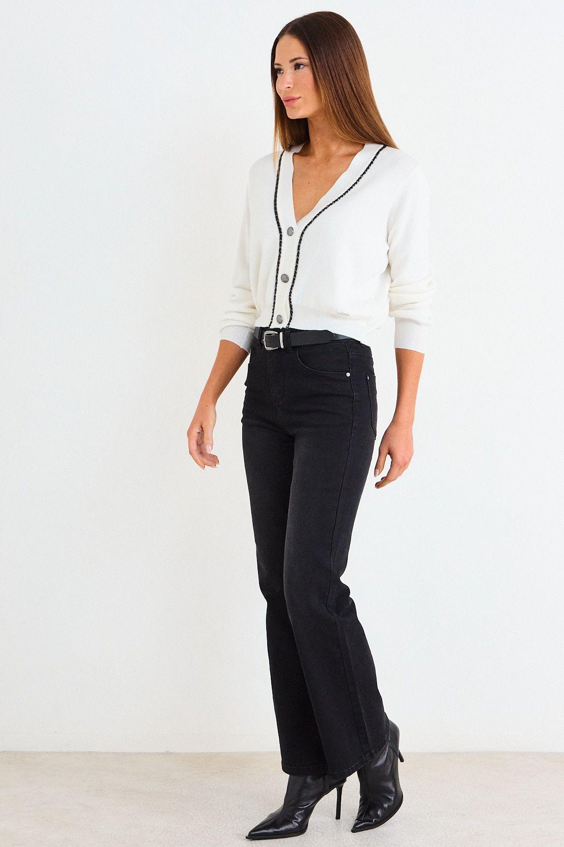 Cardigan Cadena Crudo Ash 18007126006105-4