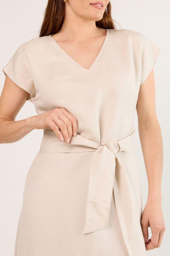 Vestido Largo Beige Ma Griffe 13002225053106-2