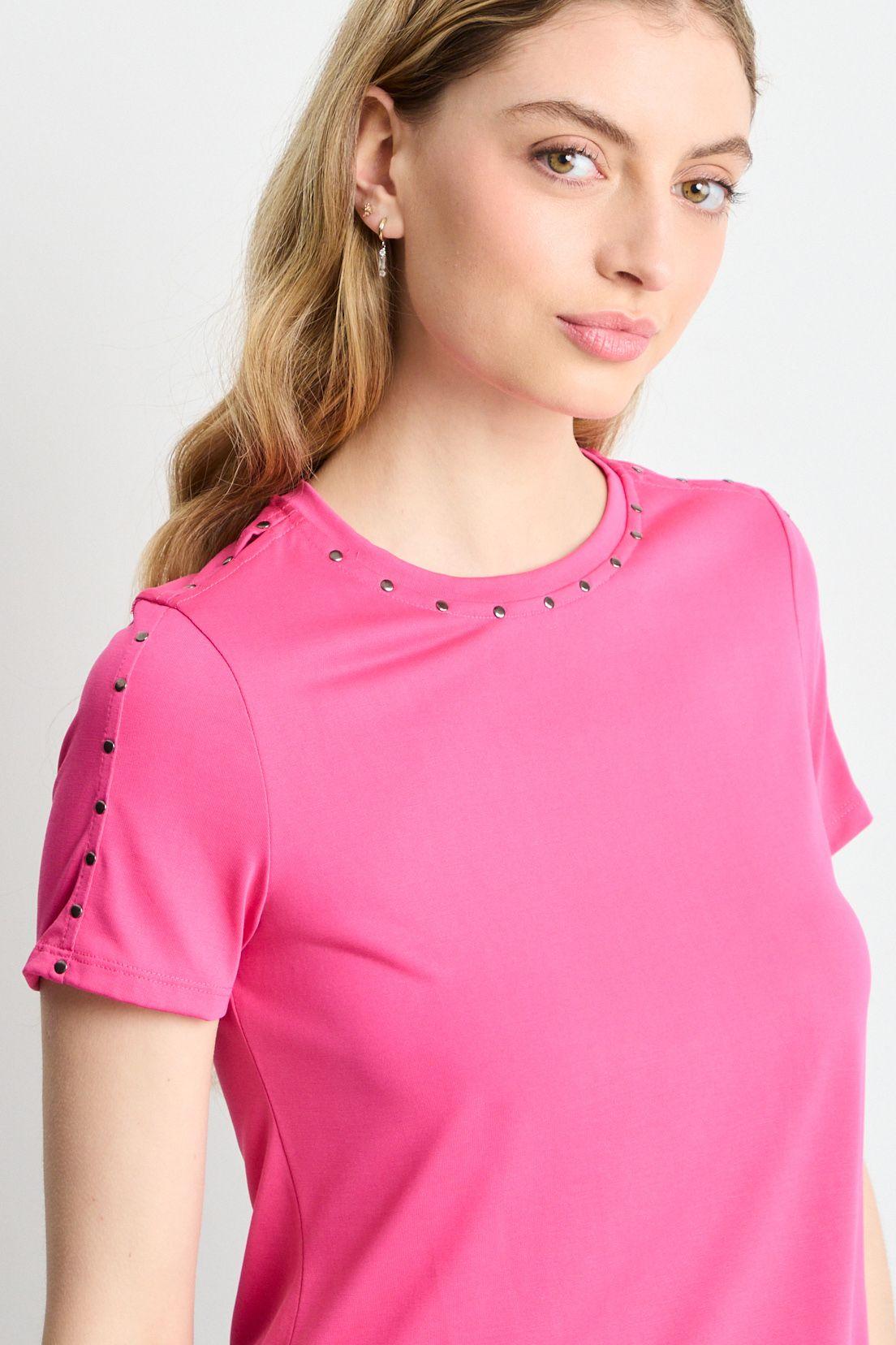 Polera Manga Corta Fucsia iO 14220225066116-1