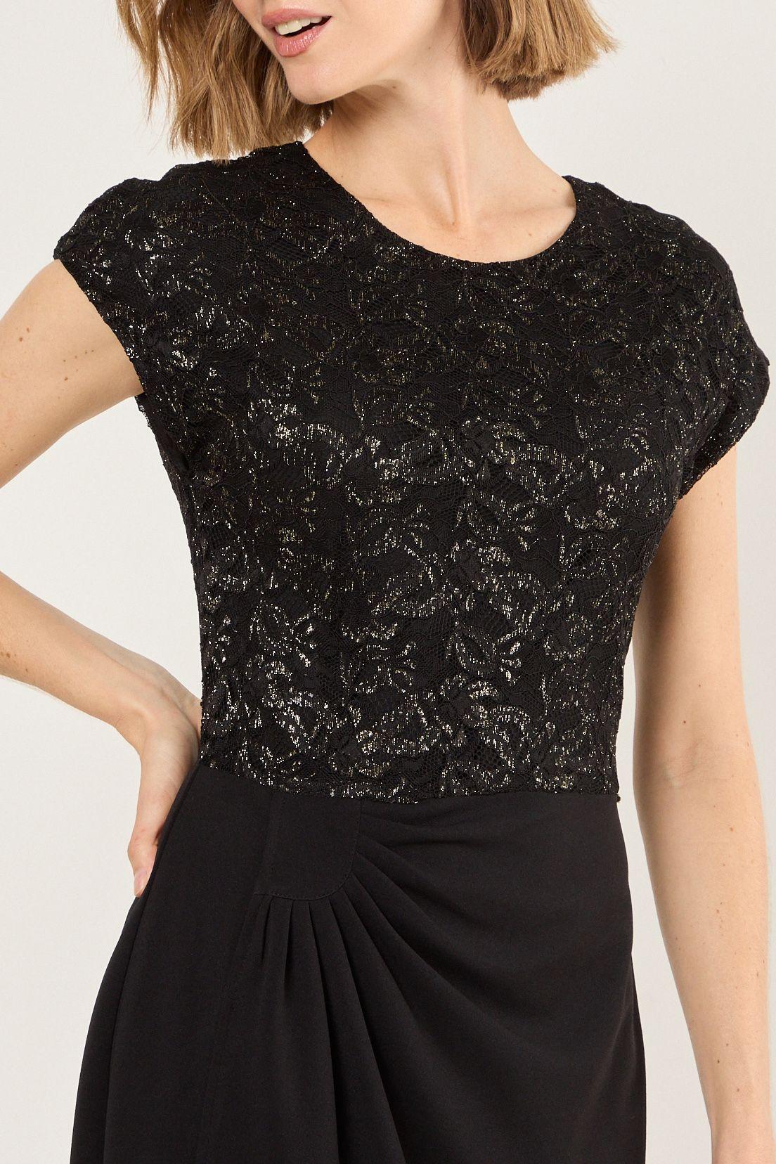 Vestido Largo Negro Ma Griffe 13002225101102-2